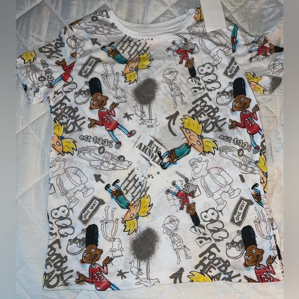 New Hey Arnold Graphic Tee BOYS